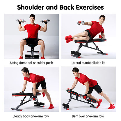 Powertrain Weight Bench Adjustable FID-250KG