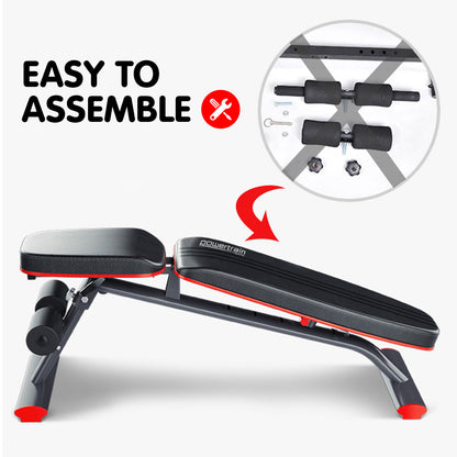 Powertrain Weight Bench Adjustable FID-250KG