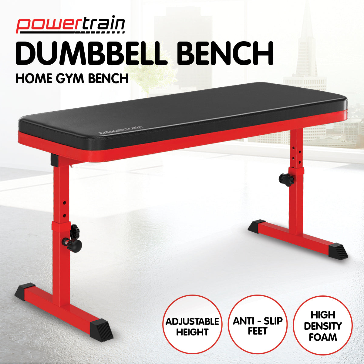 Powertrain Weihjt Bench Height-Adjustabl-100kg