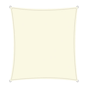 Wallaroo Waterproof Outdoor Shade Sail Canopy Sun Cloth  Square 4x4M
