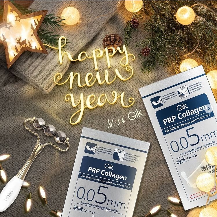 Collagen Essence Eye & Smile-Line/Neck Patch GIK PRP 5PCS Henk