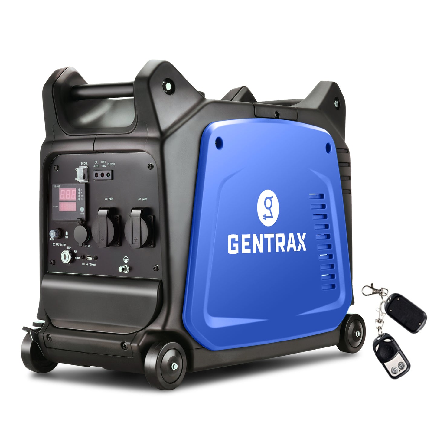 Gentrax 3500w Remote Start Pure Sine Wave Inverter Petrol Generator