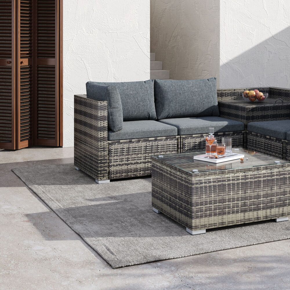 9-Piece Outdoor Setting