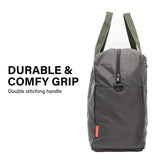 Shopper Bag Travel Duffle Bag Foldable Laptop Luggage Nylon KO-BOSTON KHAKI