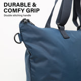 Shopper Bag Tote Bag Foldable Travel Laptop Grocery Nylon KO-DUAL NAVY