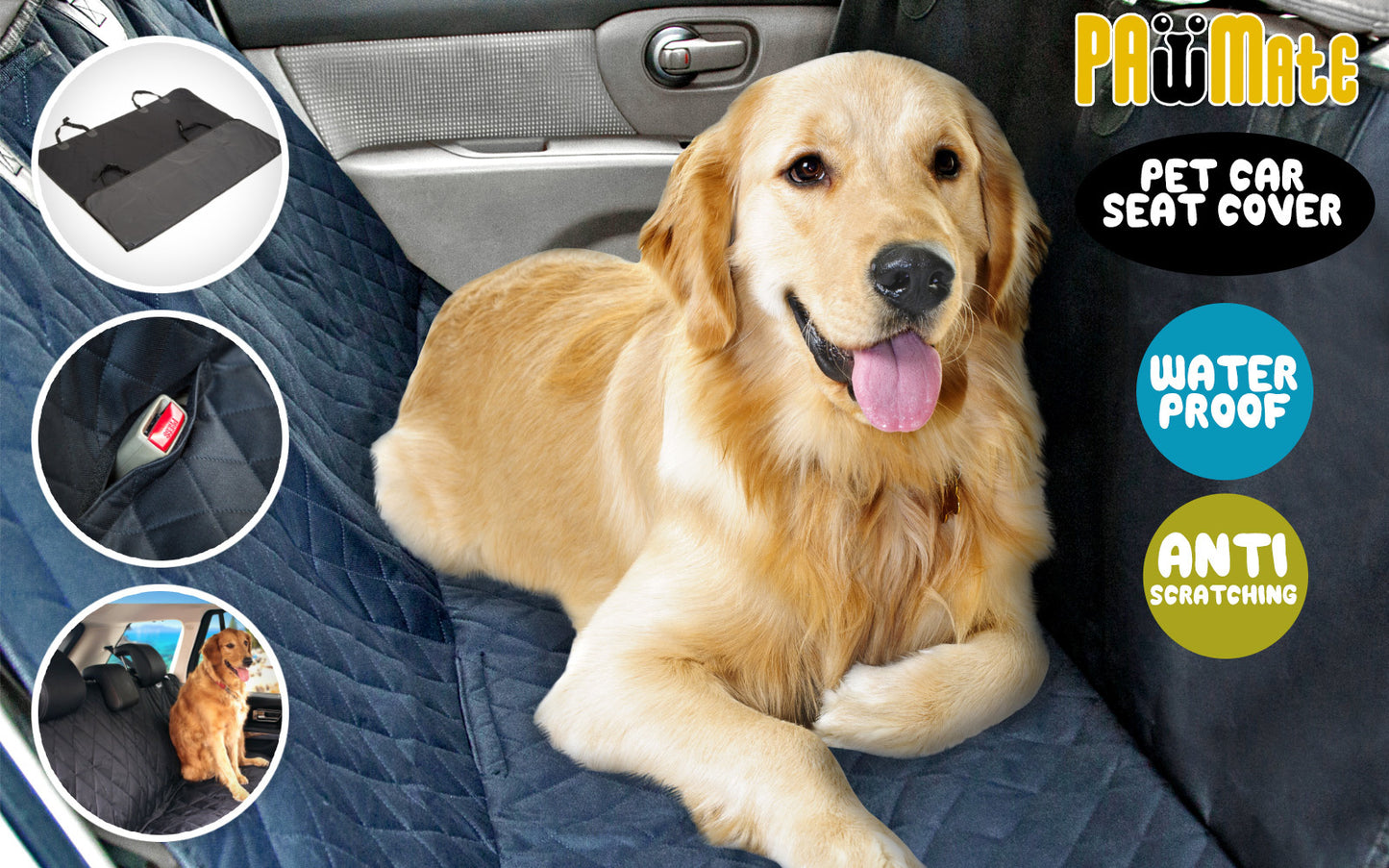 XXL Pet Dog Car Boot Seat Cover Waterproof Mat BLACK - Factory Direct Shop