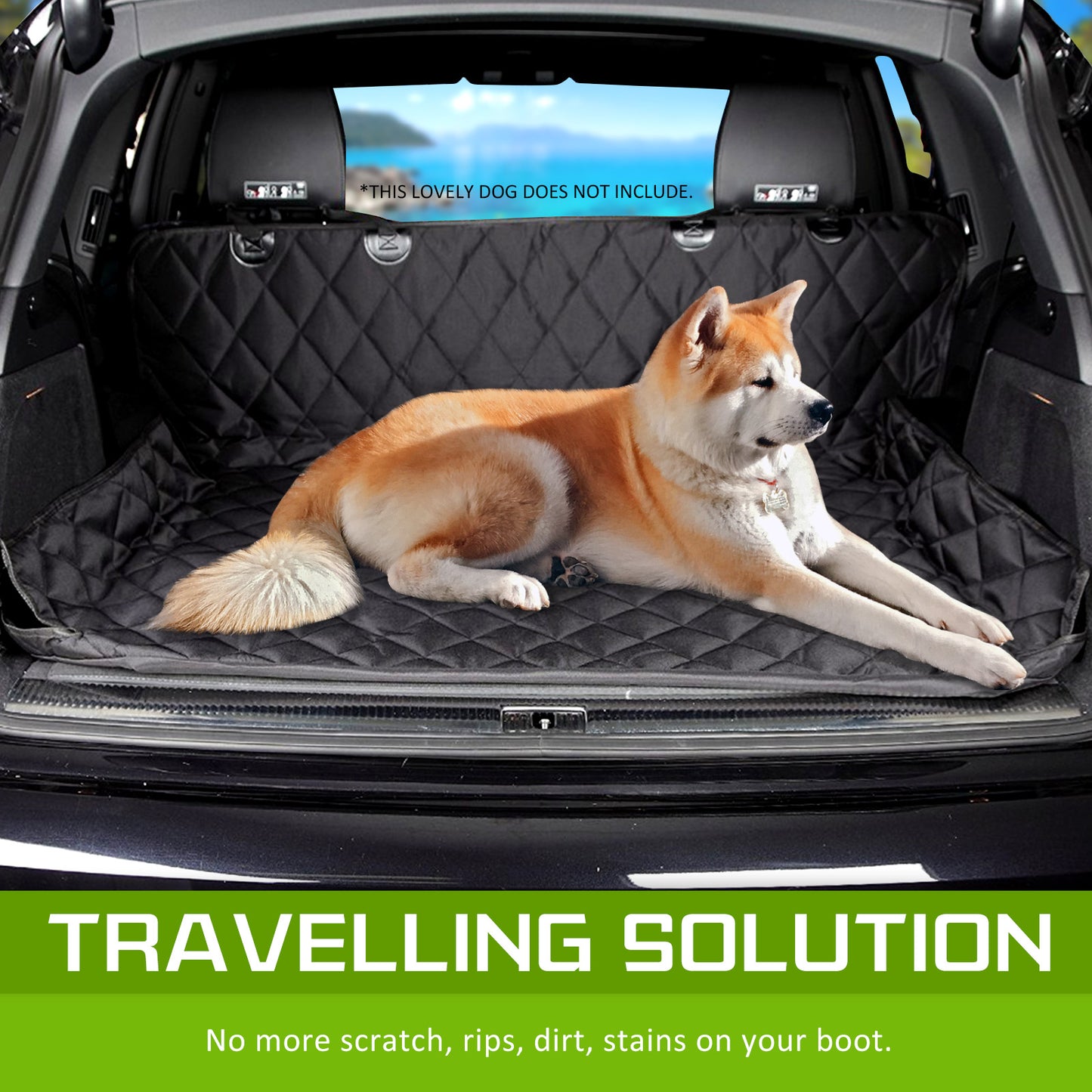 XXL Pet Dog Car Boot Seat Cover Waterproof Mat BLACK - Factory Direct Shop