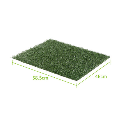 2 Grass Mat 58.5cm x 46cm for Pet Dog Potty Tray Training Toilet - Factory Direct Shop