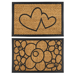 Front Door Mats 2 x Outdoor 60cmx40cm Option 16