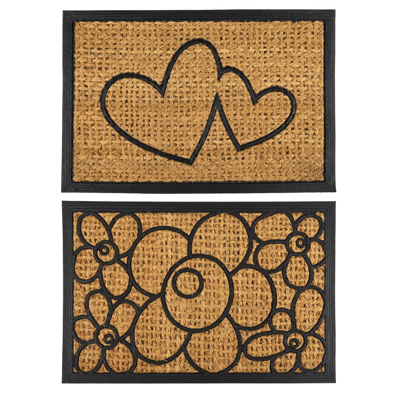 Front Door Mats 2 x Outdoor 60cmx40cm Option 16