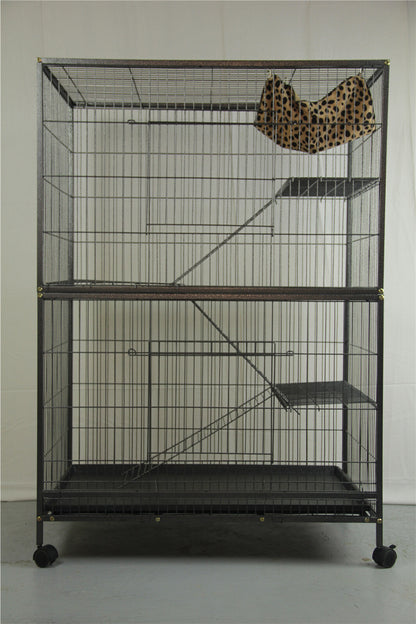 YES4PETS 2 X Platforms & 2 X Ladders For 140 cm Ferret Parrot Cat Bird Cage