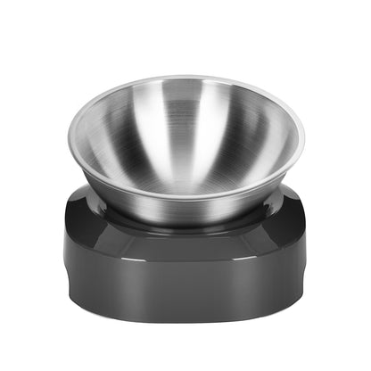 YES4PETS Medium Stainless Steel Pet Bowl Water Bowls Portable Anti Slip Skid Feeder Dog Rabbit Cat