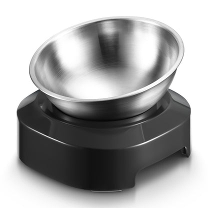 YES4PETS Medium Stainless Steel Pet Bowl Water Bowls Portable Anti Slip Skid Feeder Dog Rabbit Cat