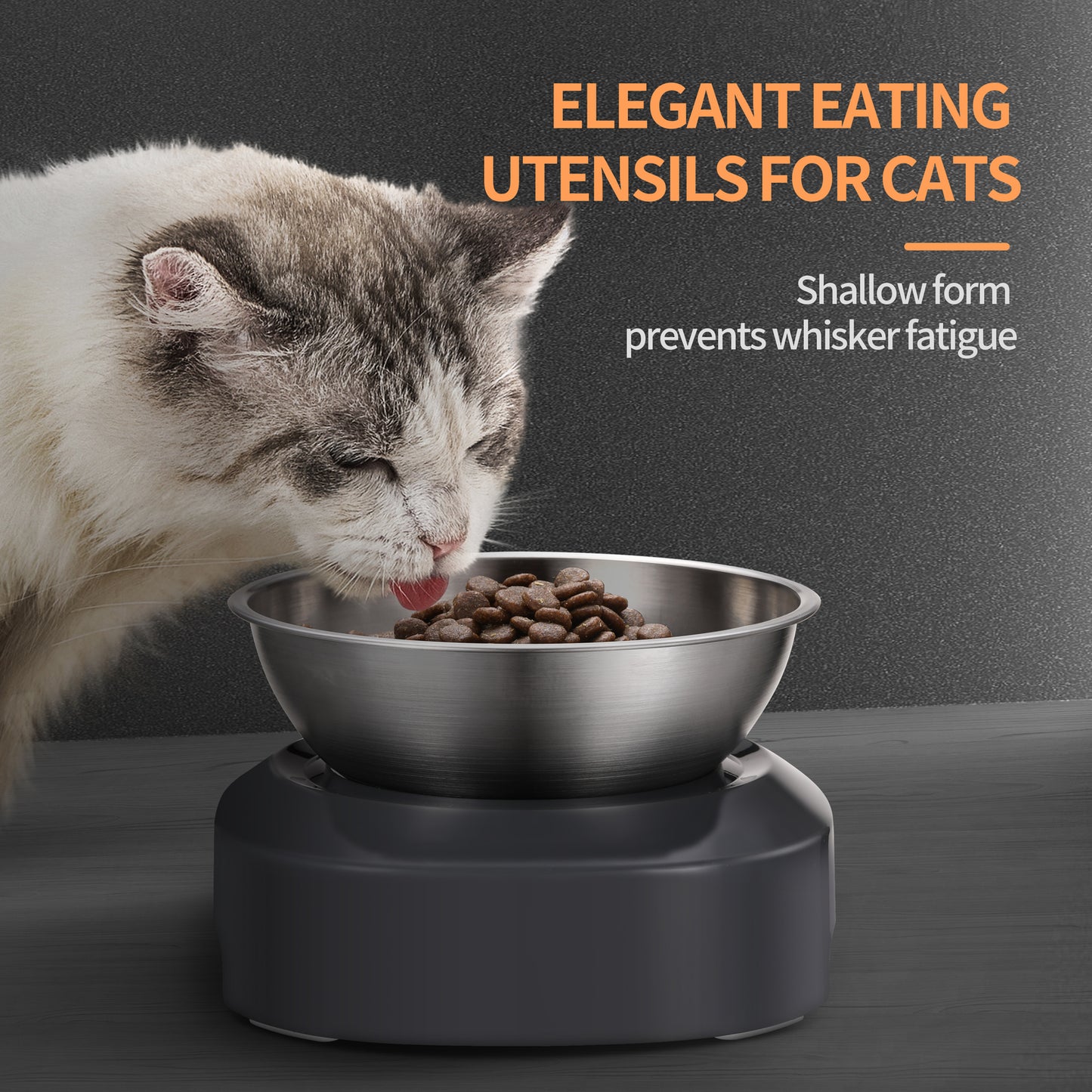 YES4PETS Medium Stainless Steel Pet Bowl Water Bowls Portable Anti Slip Skid Feeder Dog Rabbit Cat