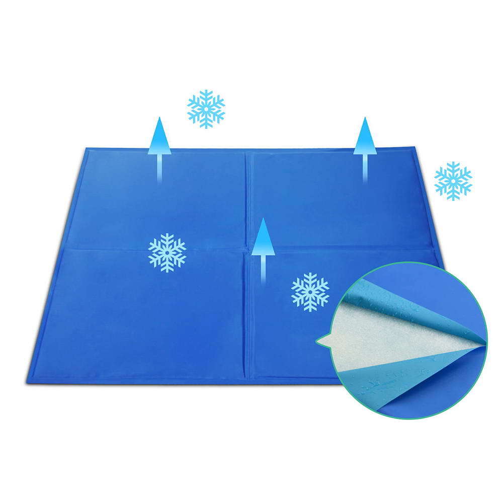 XXL Pet Cool Gel Mat Dog Cat Bed Non - Toxic Cooling Dog Summer Pad 80 x 95 cm - Factory Direct Shop