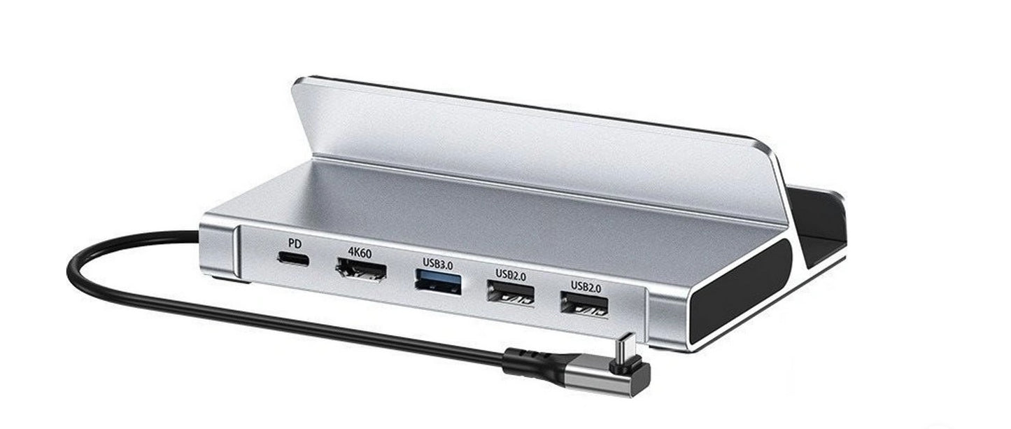 CHOETECH HUB-M77-GY PD100W 5-in-1 USB-C PD+HDMI+USB 3.0A/F+USB2.0 Steam Deck Docking Station