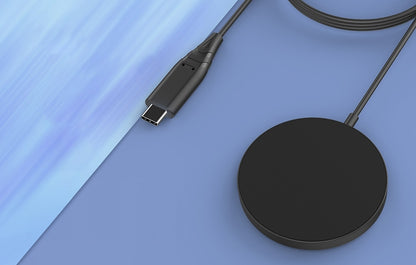 CHOETECH T518-BK15W Removable Fast Wireless Magenetic Charger for iPhone12/13/14/15 & More with 1M Cable