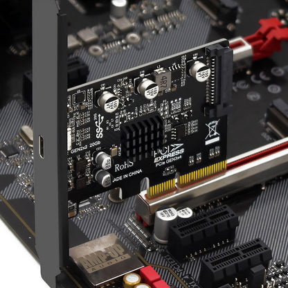 Simplecom EC318v2 PCI-e x4 to USB 3.2 Gen2x2 20Gbps USB-C Expansion Card