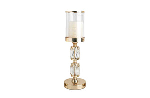 Abode Crystal Candle Holder – Gold - Medium - Factory Direct Shop