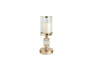 Abode Crystal Candle Holder – Gold - Small - Factory Direct Shop