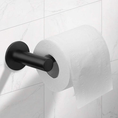 Toilet Paper Holder Self Adhesive Black Bathroom Paper Roll Holder Roll Holder 304 - Factory Direct Shop