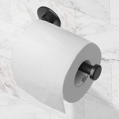 Toilet Paper Holder Self Adhesive Black Bathroom Paper Roll Holder Roll Holder 304 - Factory Direct Shop