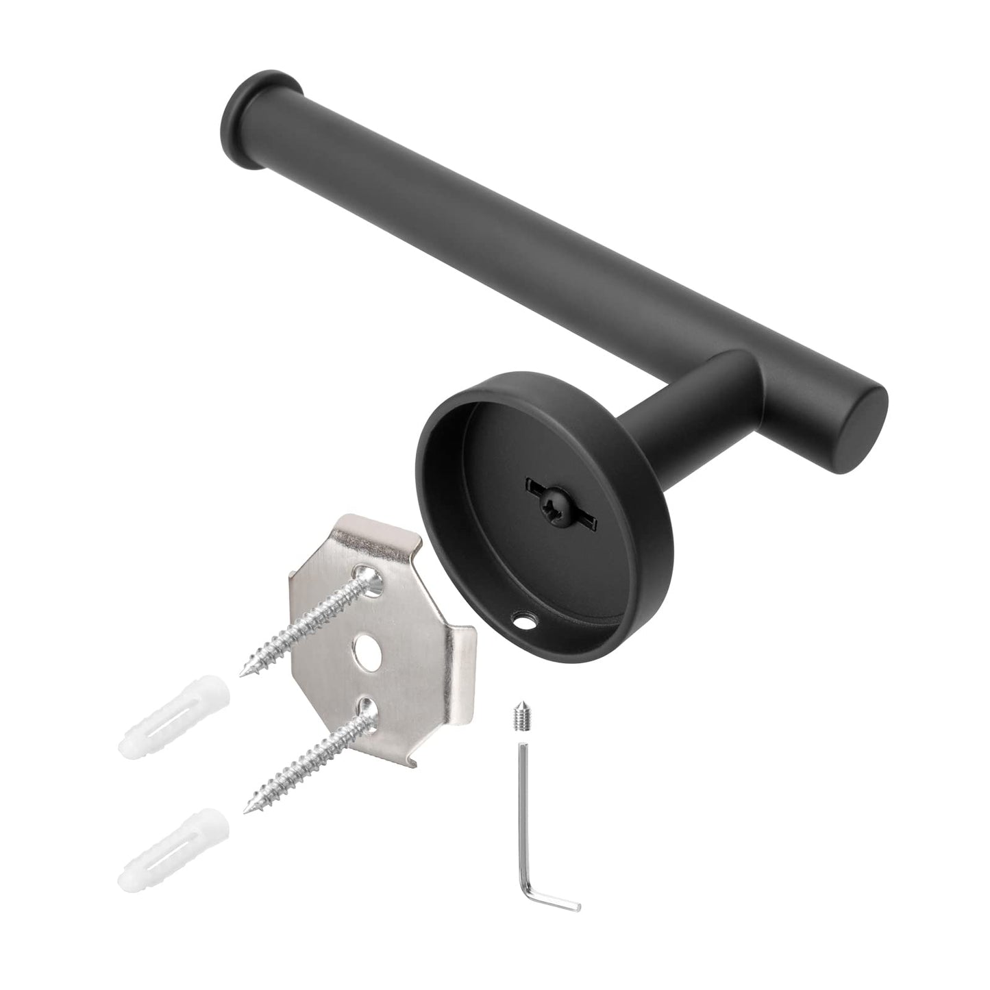 Toilet Paper Holder Black Wall Mount Bathroom Paper Roll Holder Roll Holder 304 - Factory Direct Shop