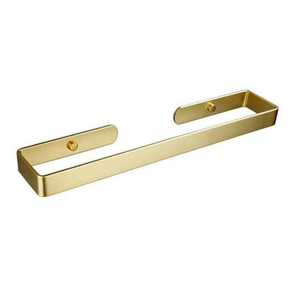 Gold Kitchen Bathroom Paper Holder Towel Holder Self Adhesive or Screw Mount 40cm - Factory Direct Shop
