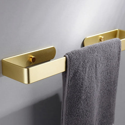 Gold Kitchen Bathroom Paper Holder Towel Holder Self Adhesive or Screw Mount 40cm - Factory Direct Shop