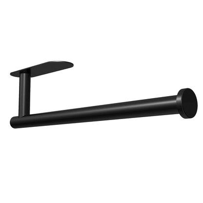 Kitchen Paper Holder Under Cabinet Wall Mount Adhesive Paper Towel Holder Black - Factory Direct Shop