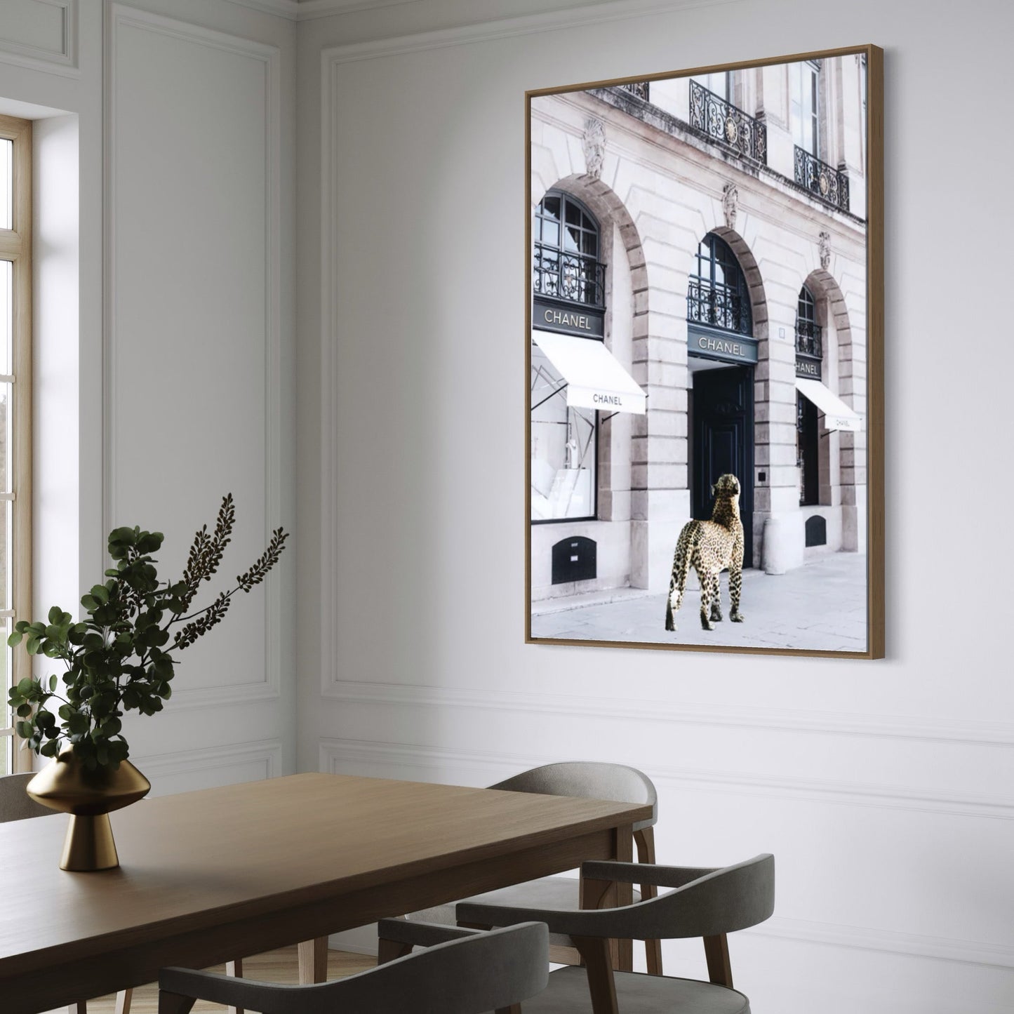 Interior Ave - Catwalk - 90cm x 60cm White Framed Artwork