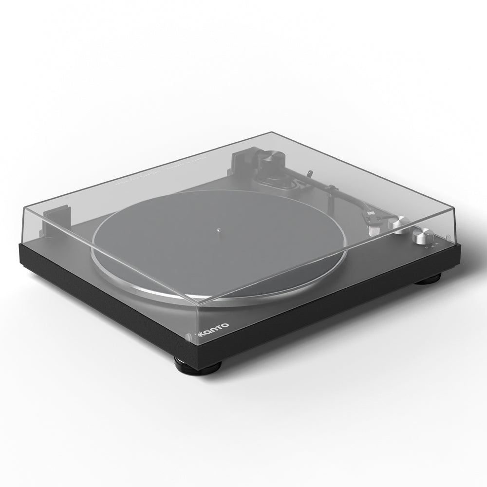 Kanto OBI3 Turntable with Bluetooth 5.3, Preamp, and Pitch Control - Matte Black - Factory Direct Shop