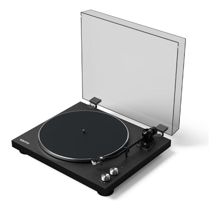 Kanto OBI3 Turntable with Bluetooth 5.3, Preamp, and Pitch Control - Matte Black - Factory Direct Shop