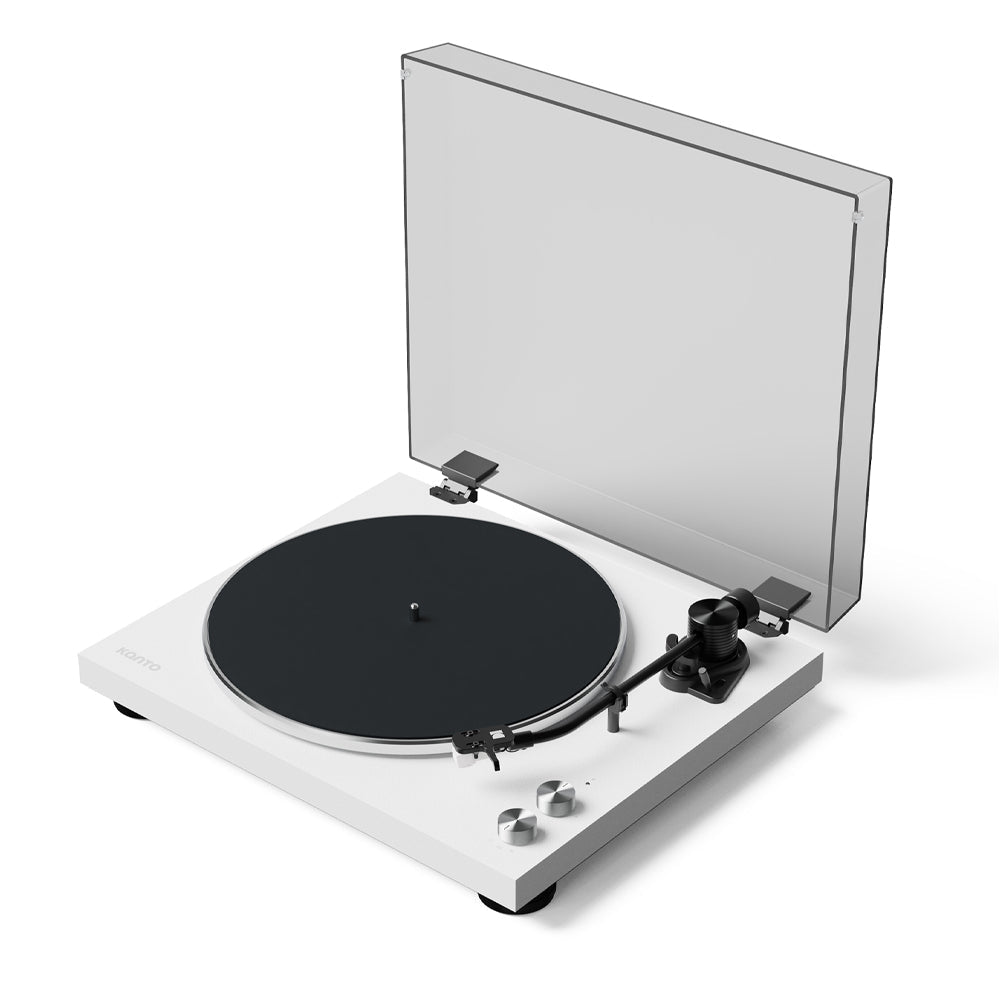 Kanto OBI3 Turntable with Bluetooth 5.3, Preamp, and Pitch Control - Matte White - Factory Direct Shop