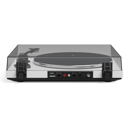Kanto OBI3 Turntable with Bluetooth 5.3, Preamp, and Pitch Control - Matte White - Factory Direct Shop
