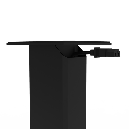 Kanto SX26 26" Tall Fillable Speaker Stands with Isolation Feet - Pair, Black