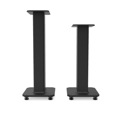 Kanto SX26 26" Tall Fillable Speaker Stands with Isolation Feet - Pair, Black