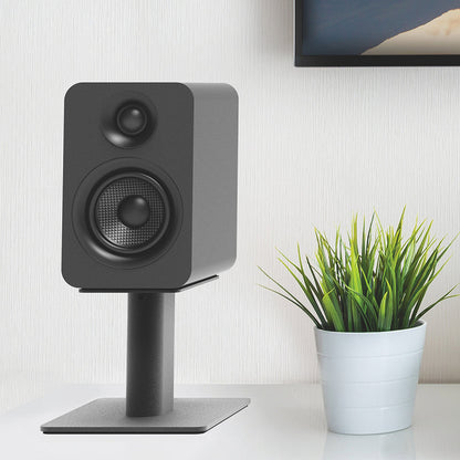 Kanto YU Passive 4" Speakers with 1" Silk Dome Tweeter and 4" Kevlar Woofer - Black, Pair