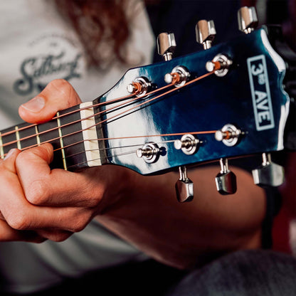 Electric Guitar Premium Pck 3rd Avenue Acoustic Guitar - Blueburst