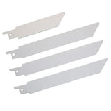Reciprocating Saw Blade Set 8pc Soft Metal 100/150mm 4/6” 14/18/24TPI Bimetal WD