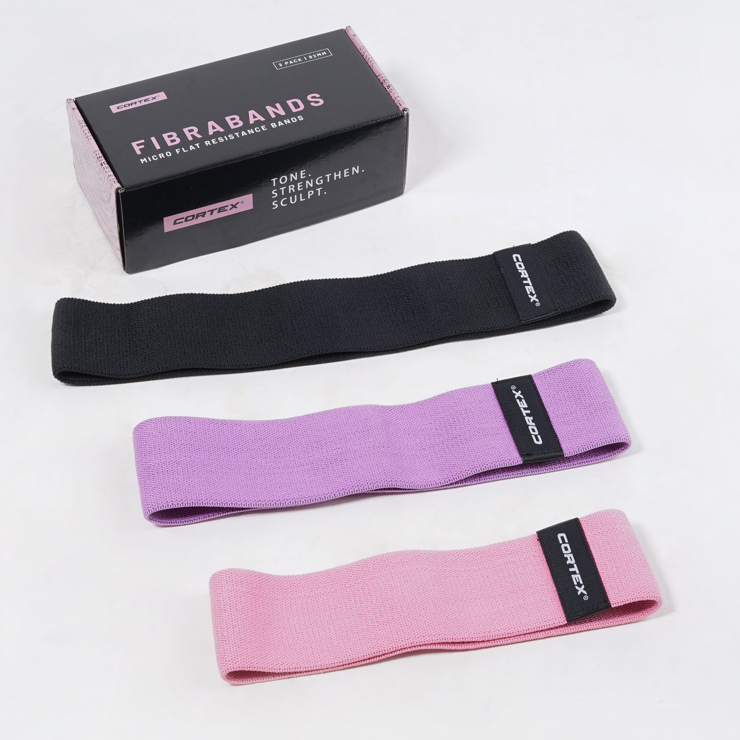 Resistance Bands CORTEX Micro Flat FibraBands 3 Pack &nbsp;82mm

Unleash your full potential with the Resistance Bands CORTEX Micro Flat FibraBands. This pack includes 3 bands measuring 82mm each, providing you with varying levels of resistance for a versatile workout. Made with strong and durable fibra material, these bands will help you tone and strengthen your muscles for maximum results.