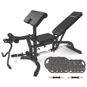 CORTEX BN-11 Exercise FID  Weight Bench-79kg With Weights and Dumbbell Package
