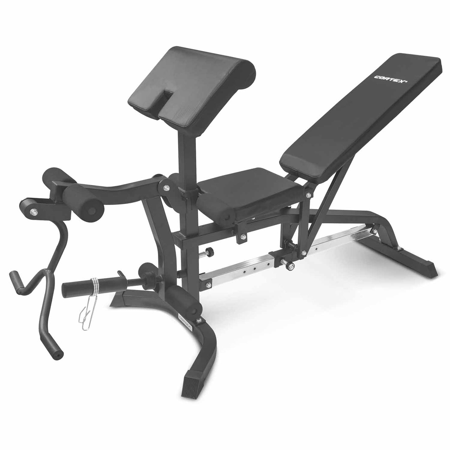 CORTEX BN-11 FID Weight Bench with Preacher Curl-Leg Curl Extension