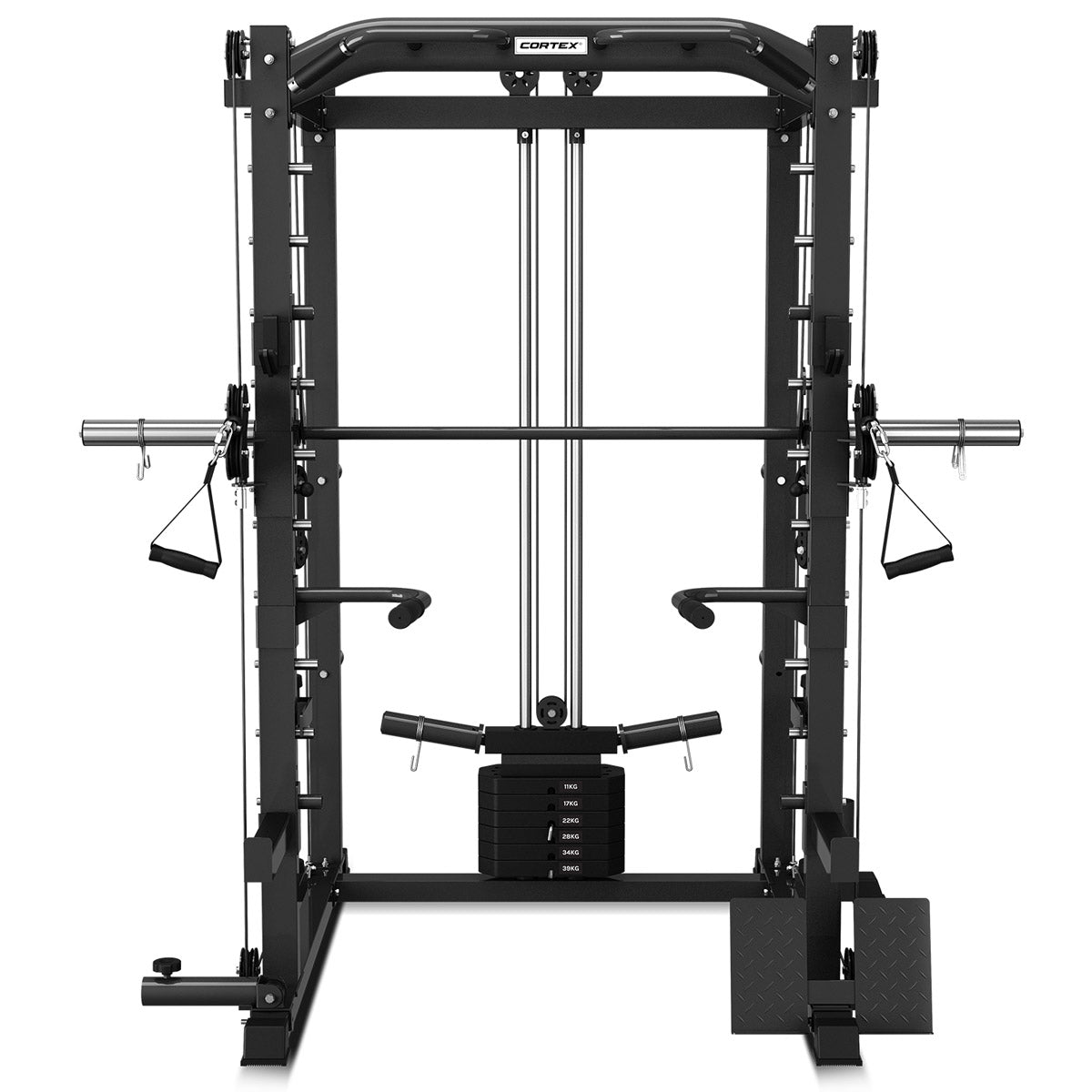 CORTEX SM-20 6-in-1 Power Rack with Smith & Cable Machine