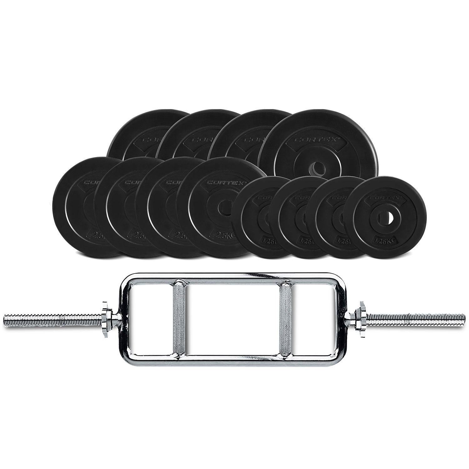 CORTEX 40kg Endura Cast Tricep Bar Weight Set
