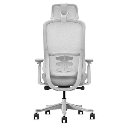 Lifespan Fitness DM8 Ergonomic Office Desk Chair (White/Grey)