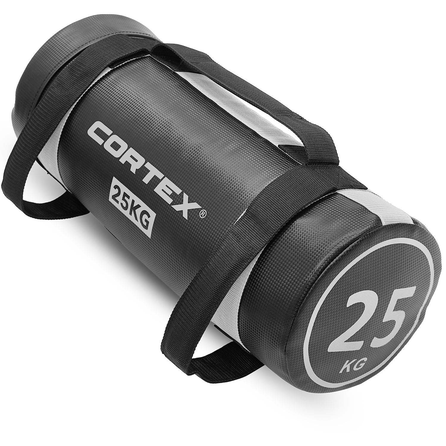 CORTEX &nbsp;25kg Power Bag

The CORTEX 25kg Power Bag is designed for dynamic and functional strength training. Its heavy-duty construction and versatile weight options make it an ideal choice for athletes and fitness enthusiasts looking to improve their power, speed, and overall performance. With its durable handle and sand-filled interior, this power bag offers a challenging and effective workout for any level of fitness.