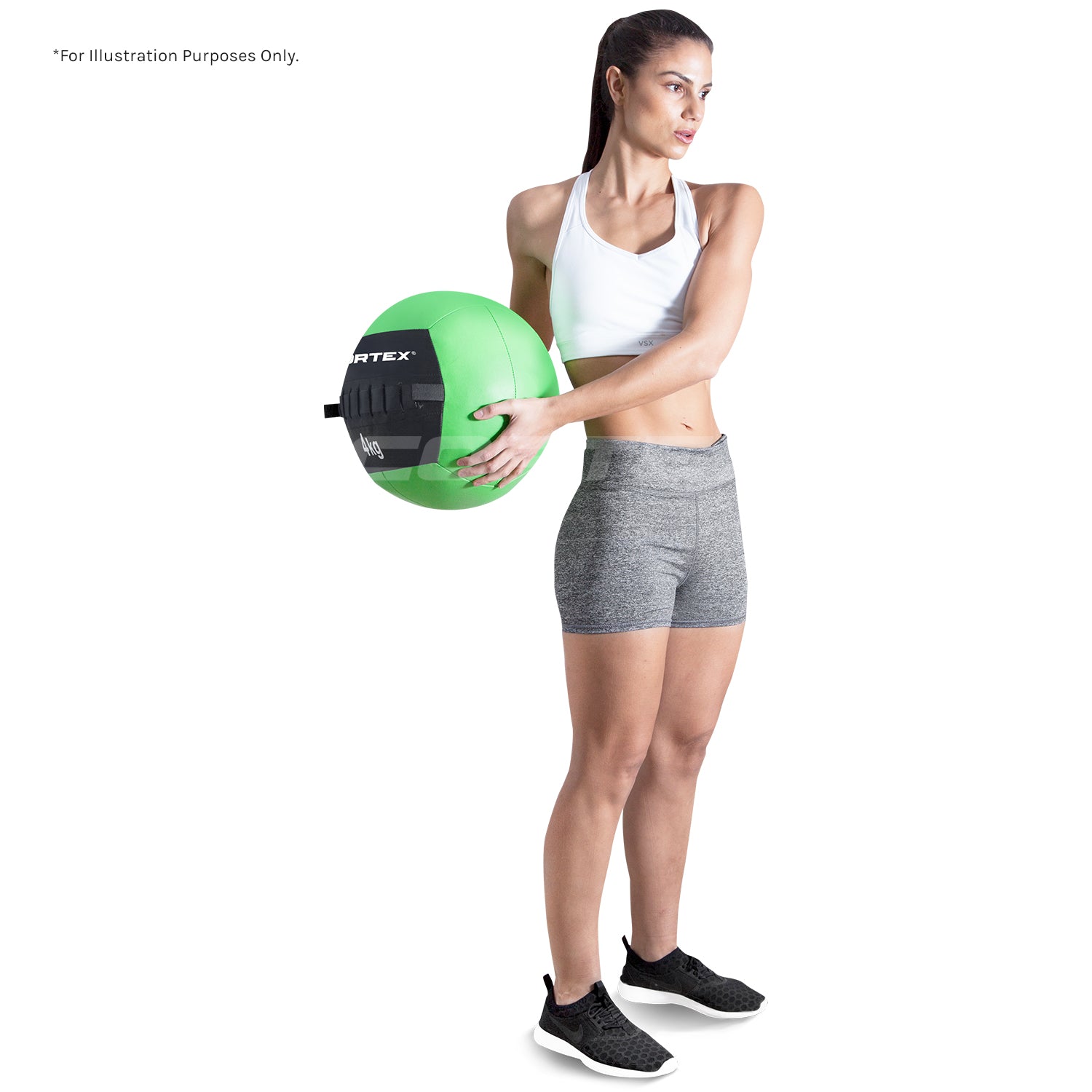 women using 8kg Wall Ball – Explosive Strength and Full-Body Conditioning