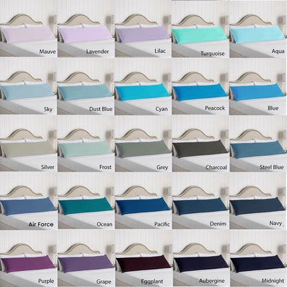 Artex 100% Cotton Body Pillowcase Eggplant