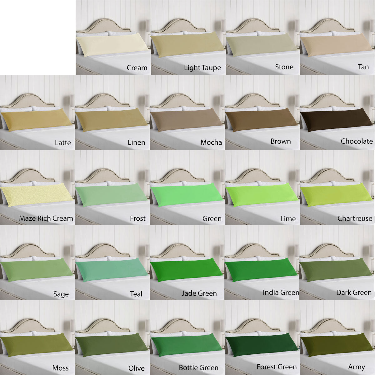 Artex 100% Cotton Body Pillowcase Teal